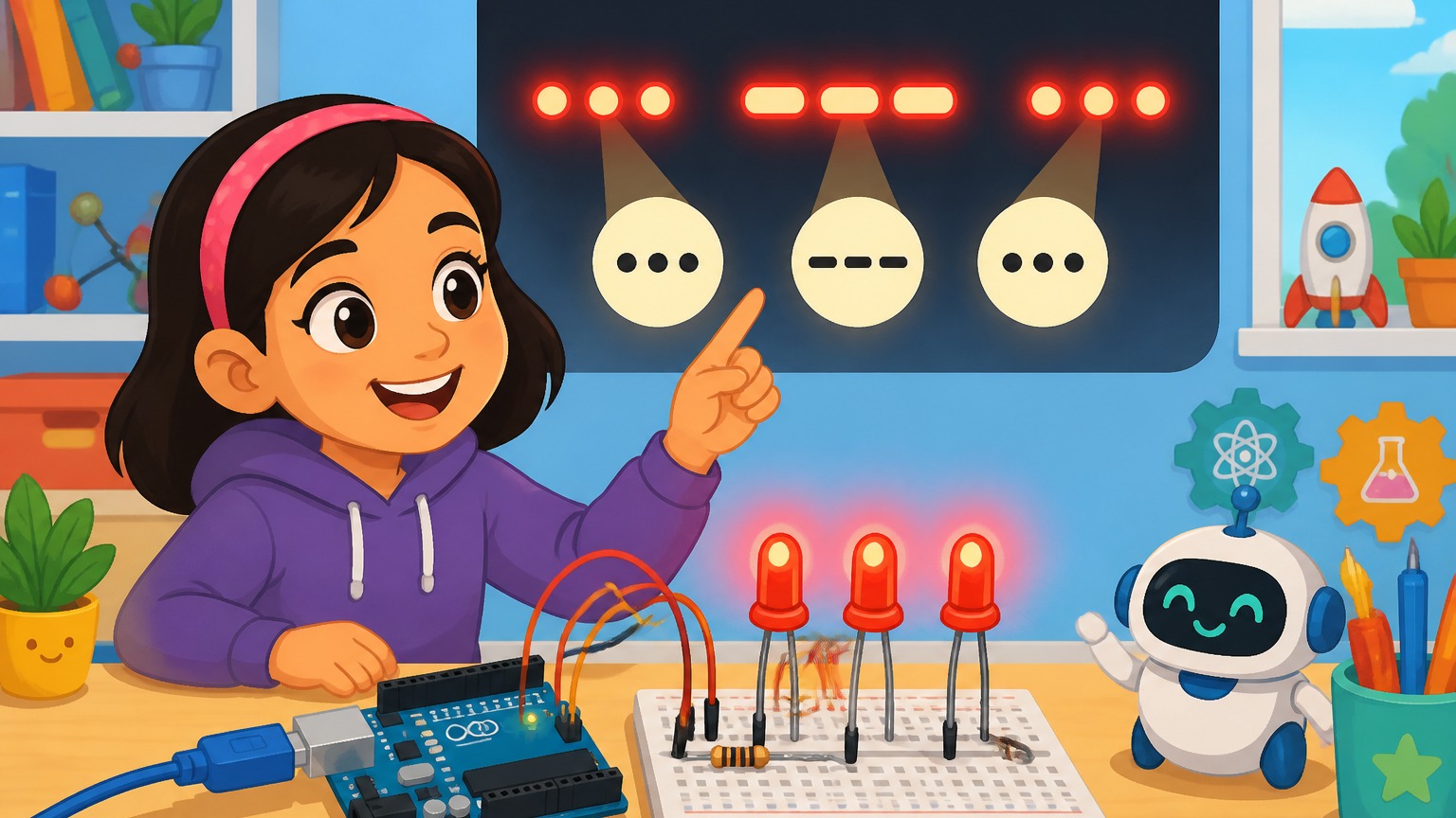Project 2: Morse Code LED — Blink SOS!