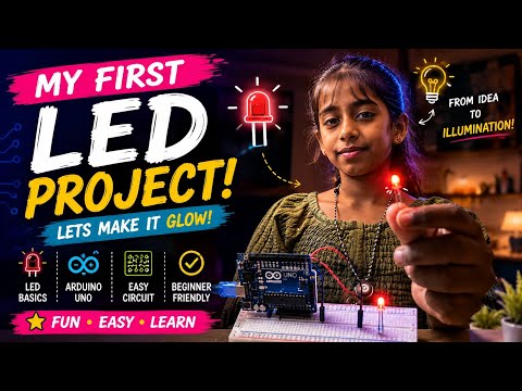My First LED Project — Why Resistors Matter!